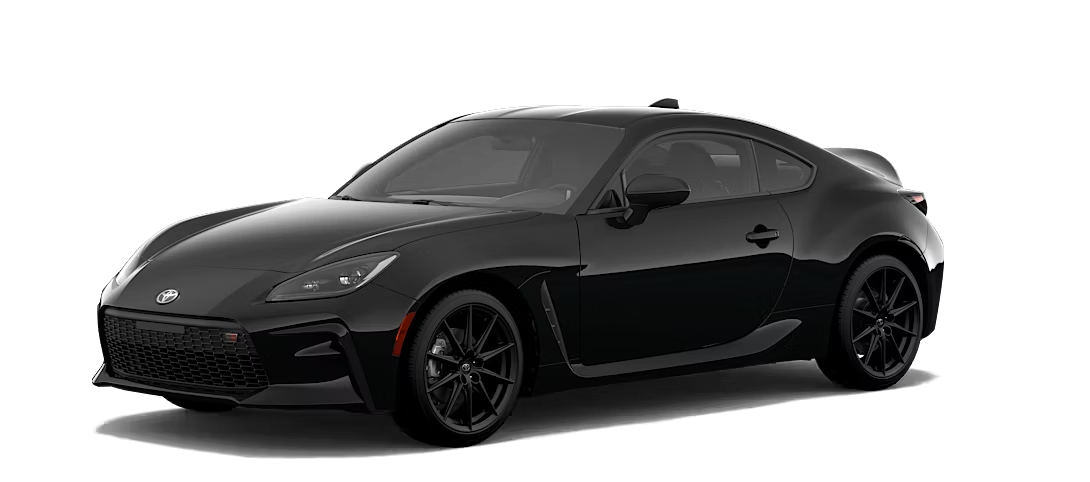 A black 2026 Toyota GR86 Premium AT